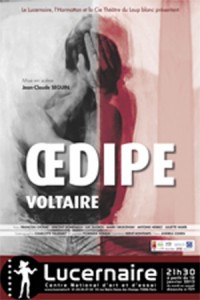 Affiche "Oedipe" Affiche Oedipe au Lucernaire
